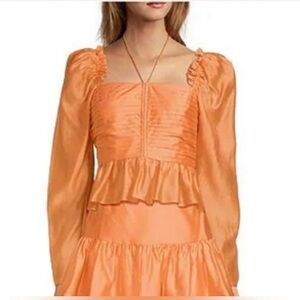 Antonio melani Elvira long sleeve top in sunshine fun